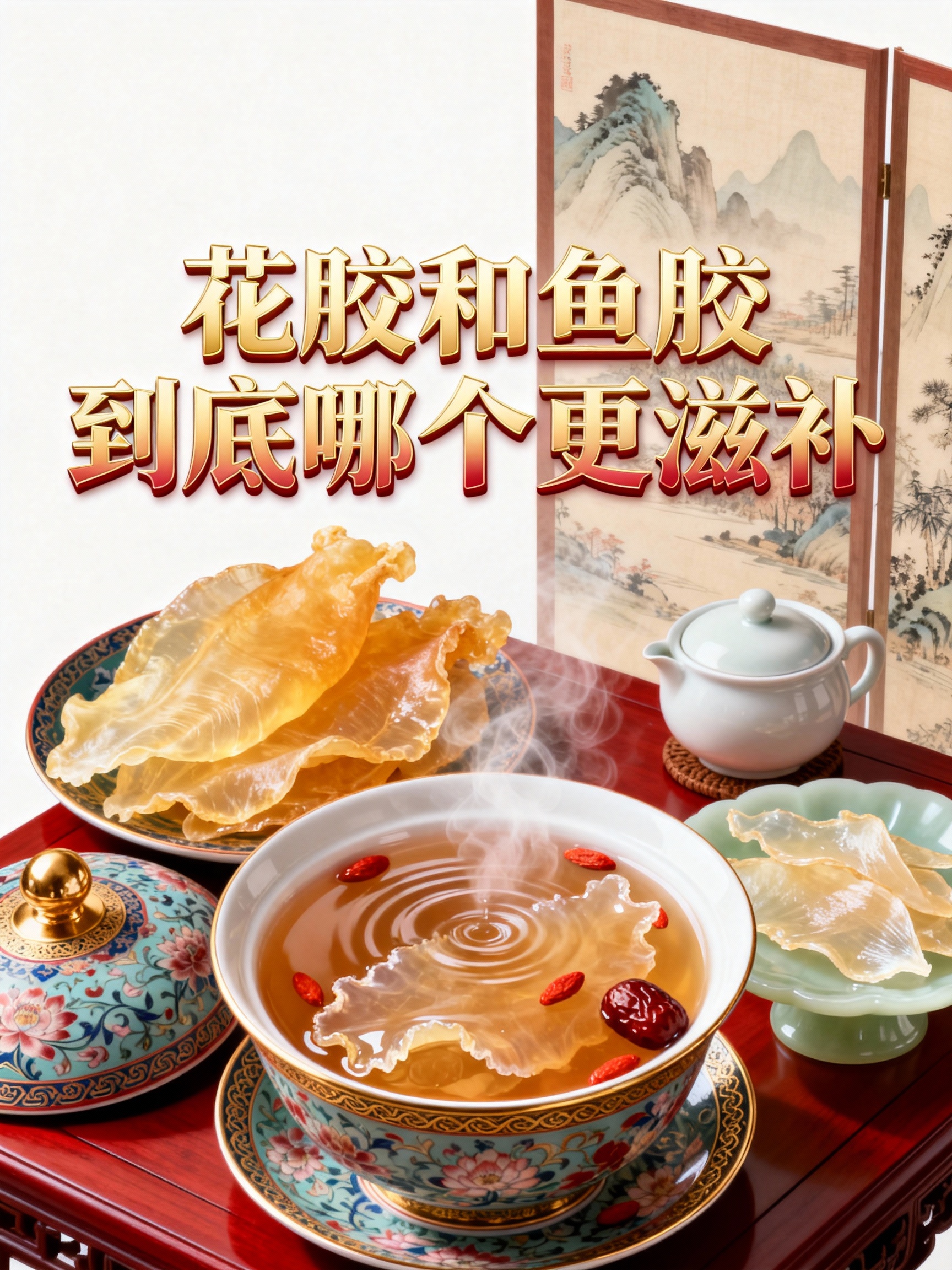 花胶和鱼胶到底哪个更滋补