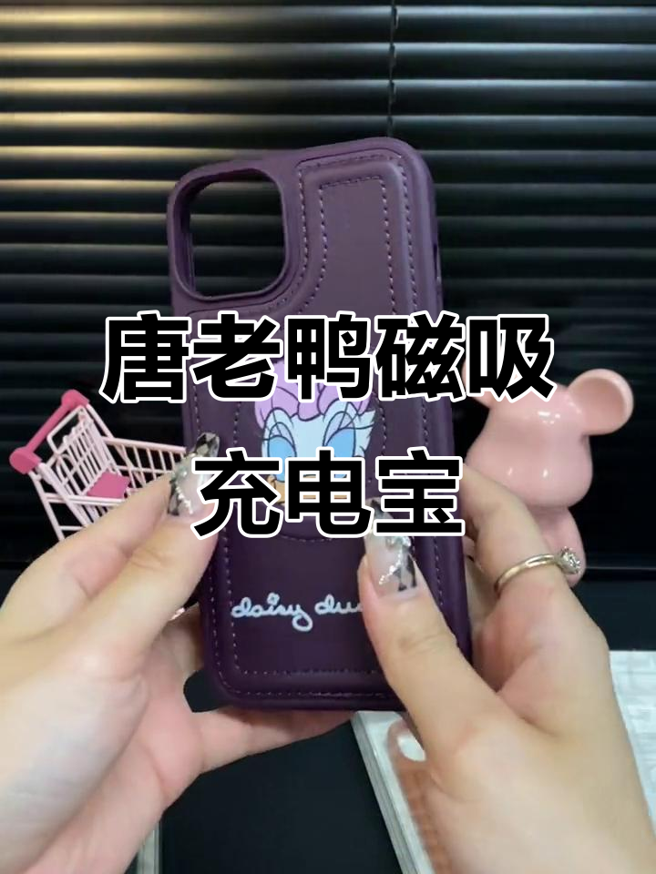 磁吸充电宝+皮质包装,唐老鸭款太可爱了!