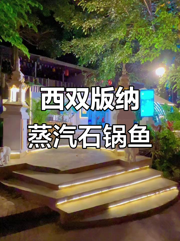 西双版纳网红蒸汽石锅鱼，鲜美汤底搭配菌子与活鱼