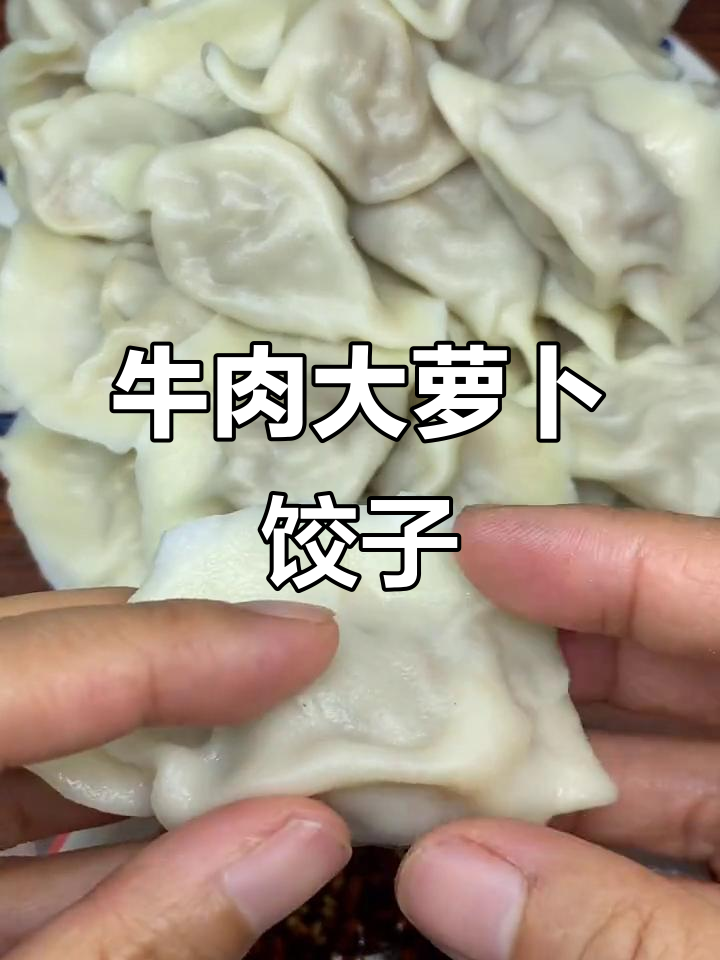 冬季暖心牛肉大萝卜水饺，鲜嫩多汁超好吃