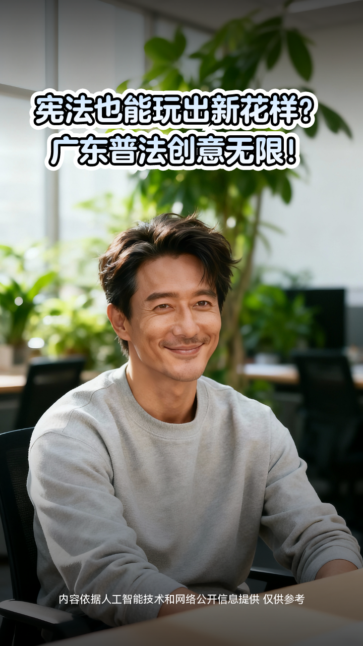 宪法也能玩出新花样?广东普法创意无限!