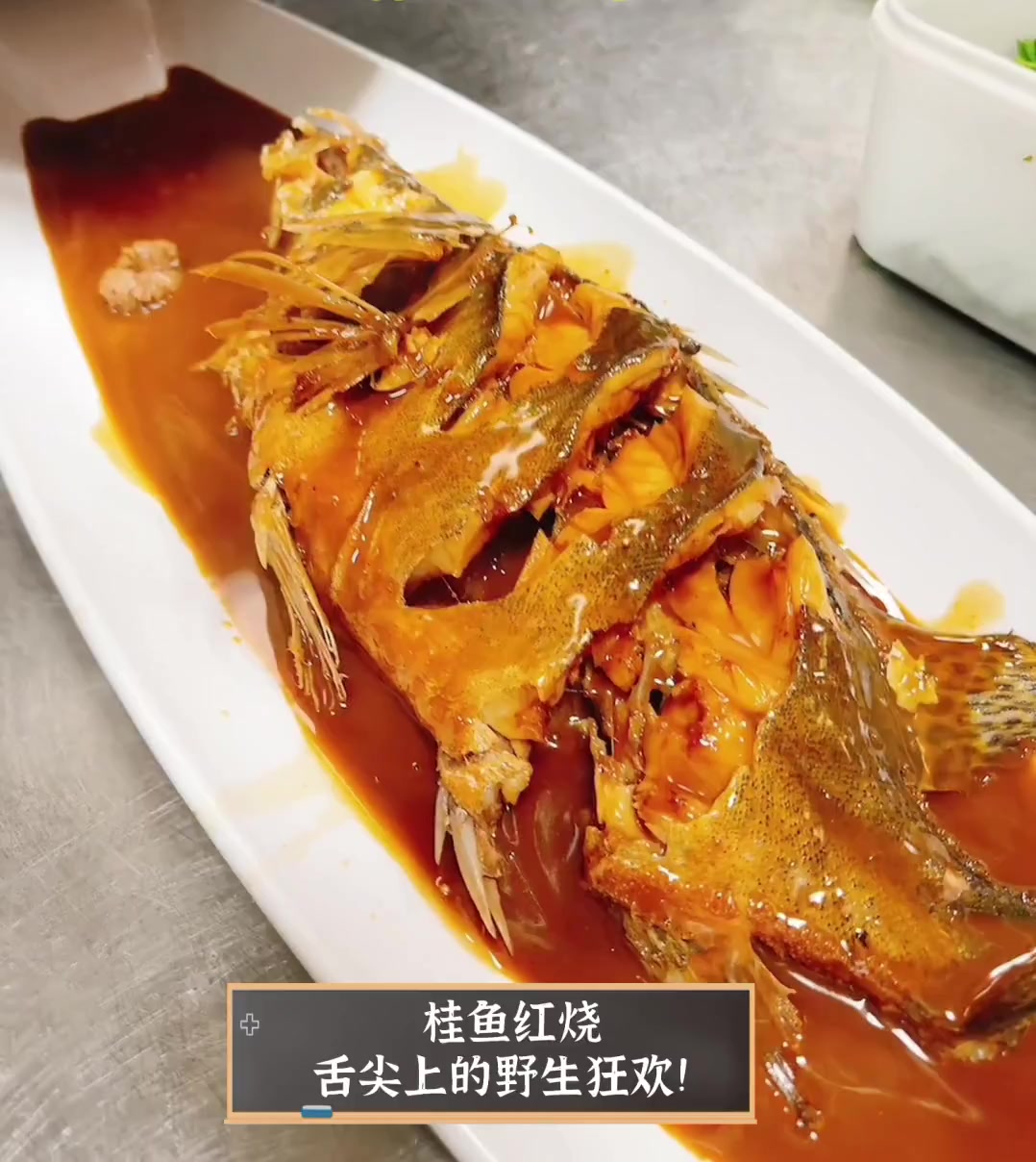 桂鱼红烧,舌尖上的野生狂欢!