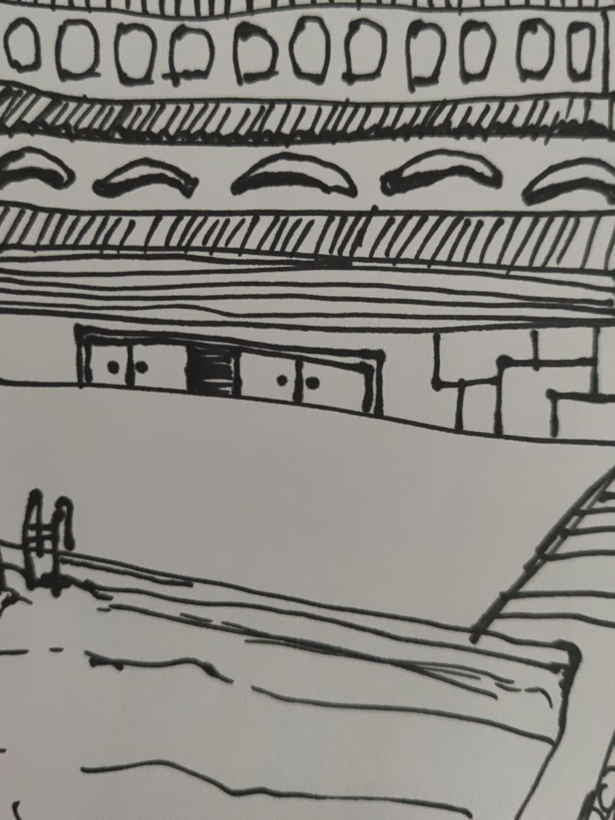星球建筑系列——汉堡别墅 手绘 绘画过程分享 画画 想画就画 每日一画