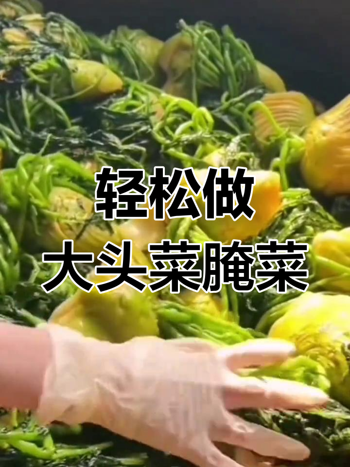 大头菜咸菜的简单腌制方法,香脆开胃又下饭