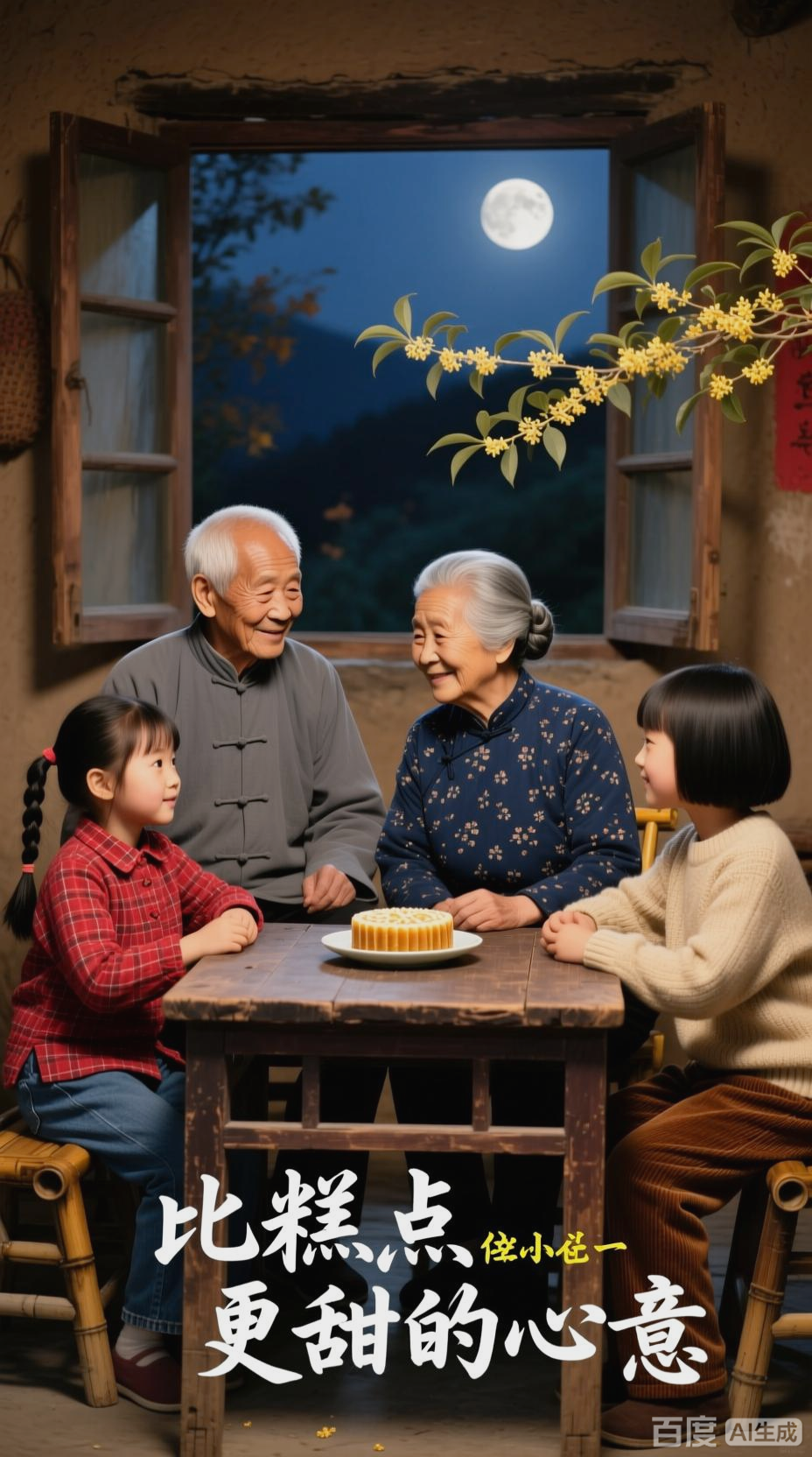 姐妹情深,桂花糕里的温情