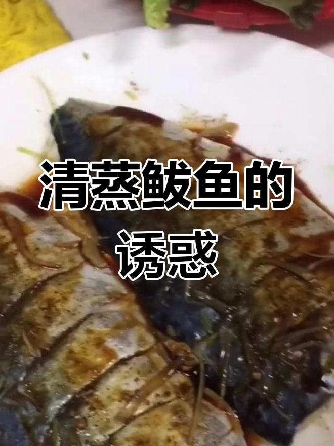 鲅鱼清蒸,味道绝佳,一吃就停不下来!