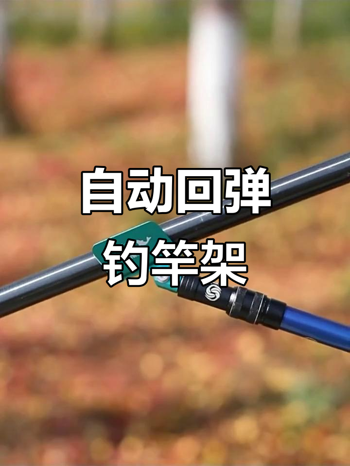 钓鱼必备支架,自动回弹设计,大物轻松应对