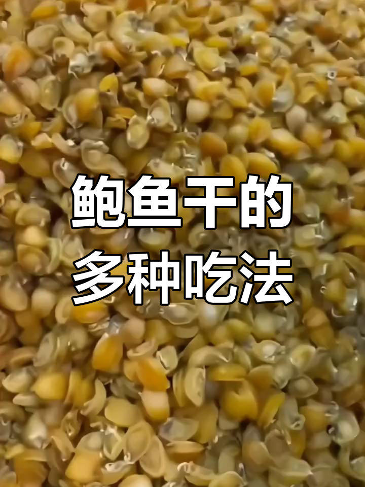 小鲍鱼干,炖汤、红烧皆宜,口感鲜美,软糯十足!