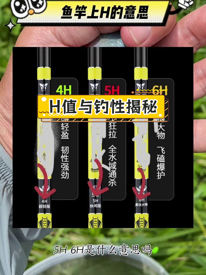 鱼竿H值与调性解析:硬度与钓性的关系
