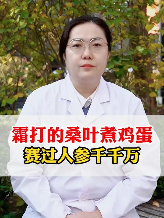 霜打的桑叶煮鸡蛋，赛过人参千千万