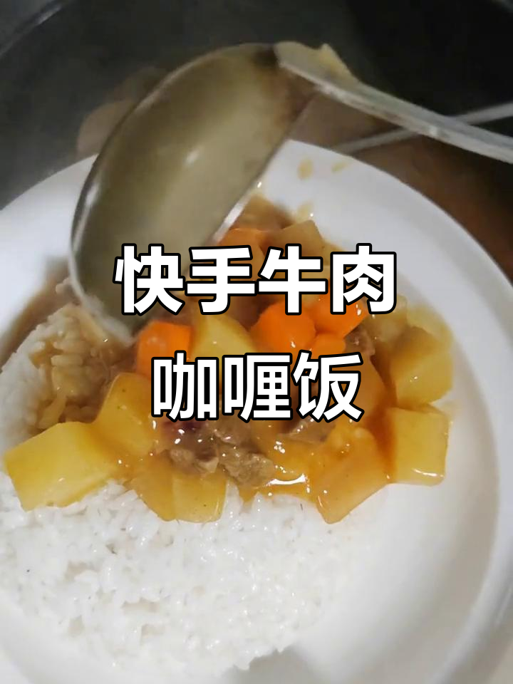 懒人必备:简单快速牛肉咖喱饭,轻松搞定一顿美味