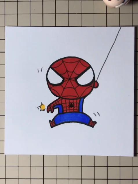 小蜘蛛简笔画