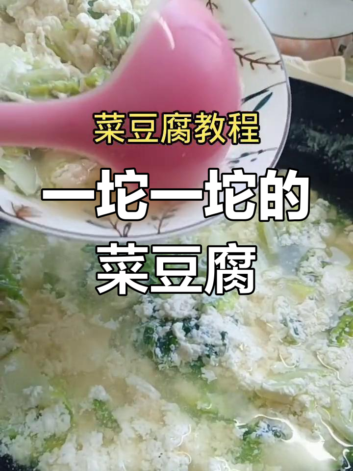 轻松自制菜豆腐,简单又美味
