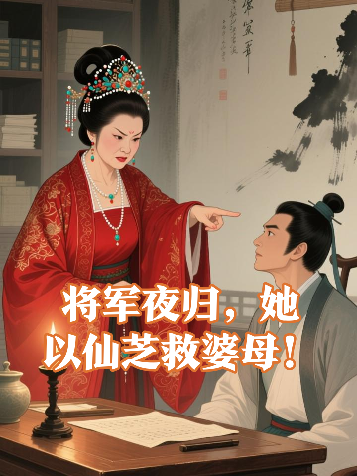 将军夫人深夜被质问,竟掏出百年仙芝救婆母!