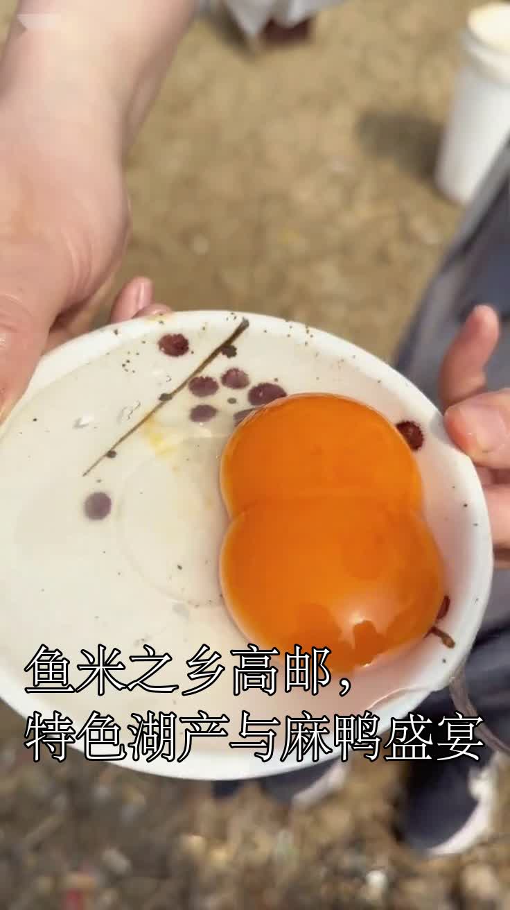 鱼米之乡高邮,特色湖产与麻鸭盛宴
