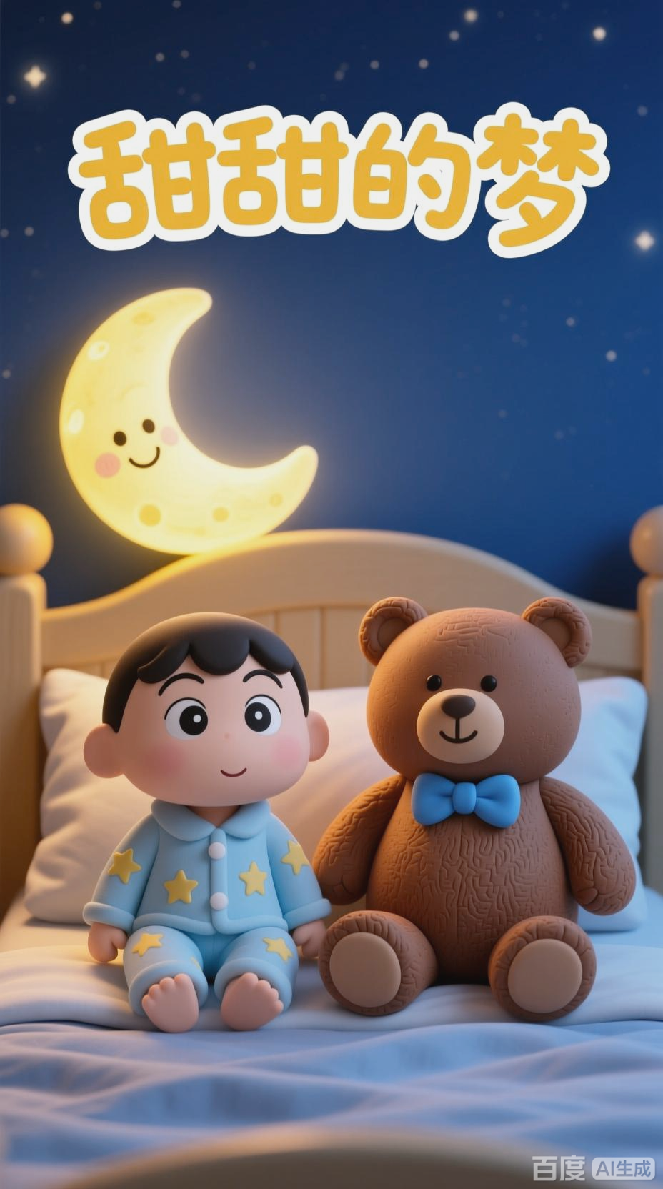 粘土动画，幼儿睡眠小助手