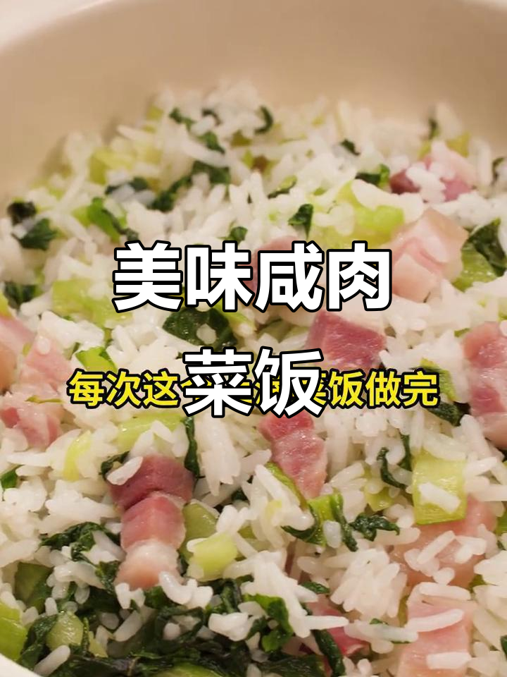 上海经典咸肉菜饭，回味无穷，吃一次就停不下来！