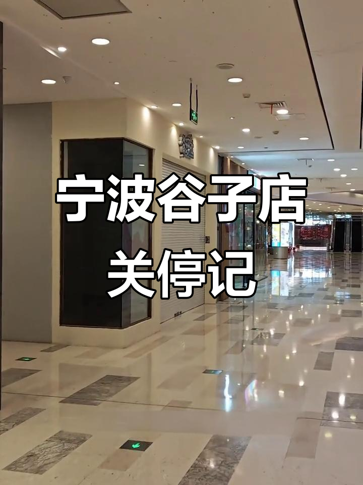 宁波商场谷子店纷纷倒闭,曾经热门的店铺都去哪了?