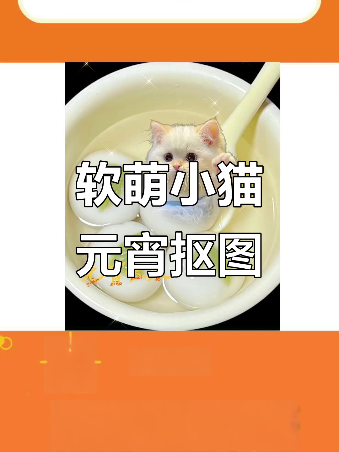 小猫汤圆萌态十足,醒图相机轻松制作