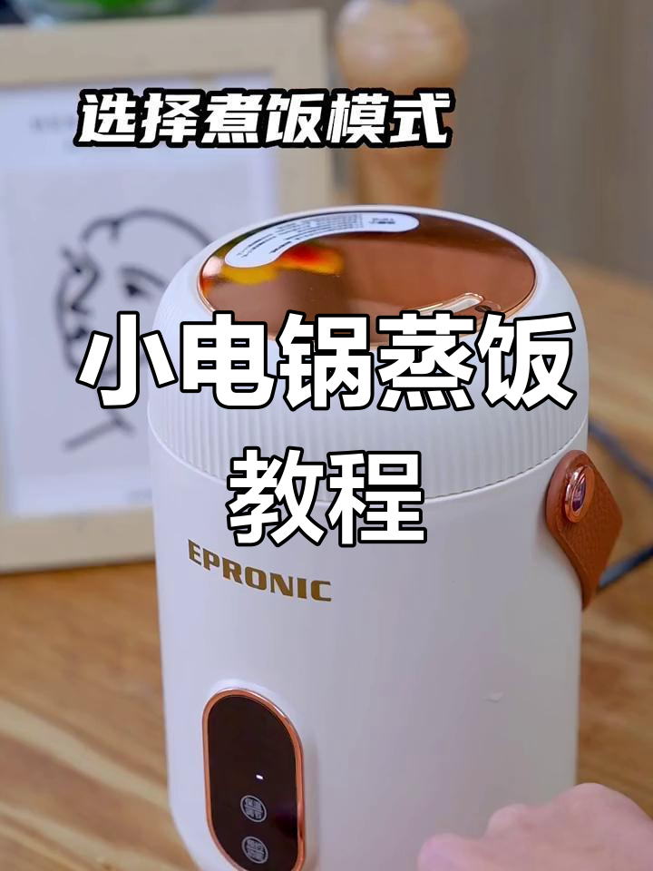 一人食小电锅蒸米饭,简单又美味