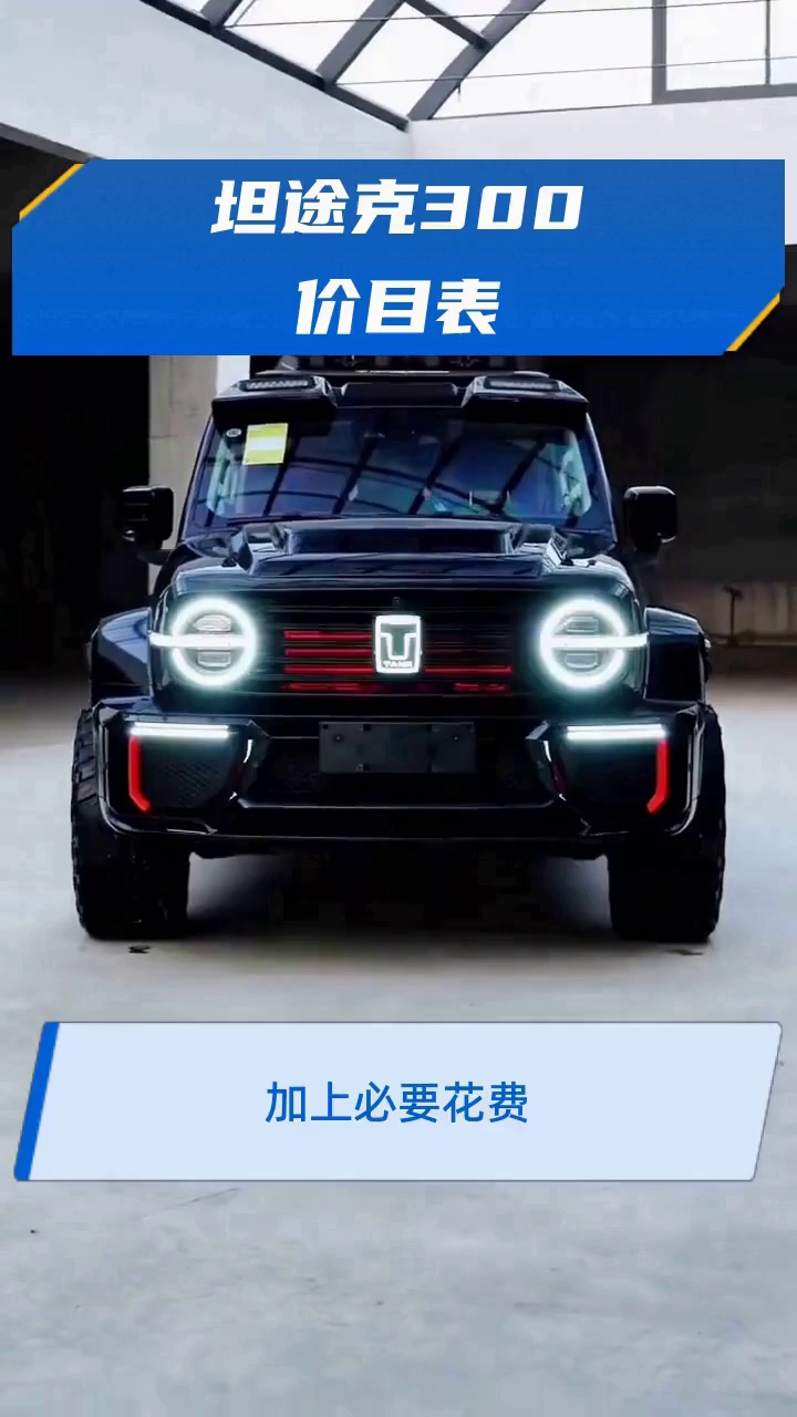 坦途克300价目表