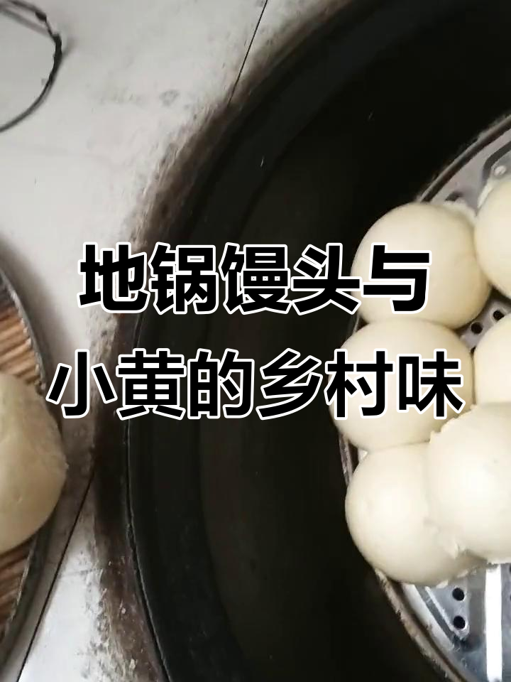 农村大馒头与小黄嘎的简单美味日常,手工地锅馒头的香气扑鼻