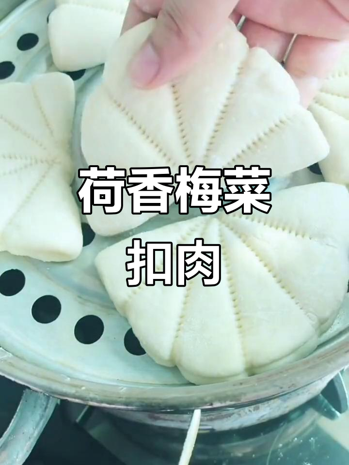 荷叶饼夹梅菜扣肉,口感超满足!