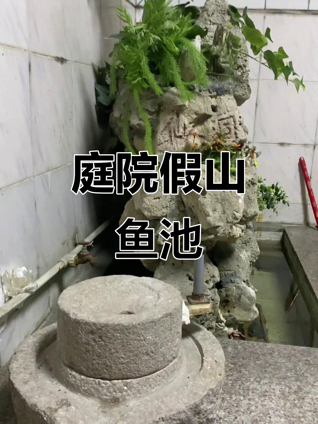小院假山鱼池设计,打造自然美景