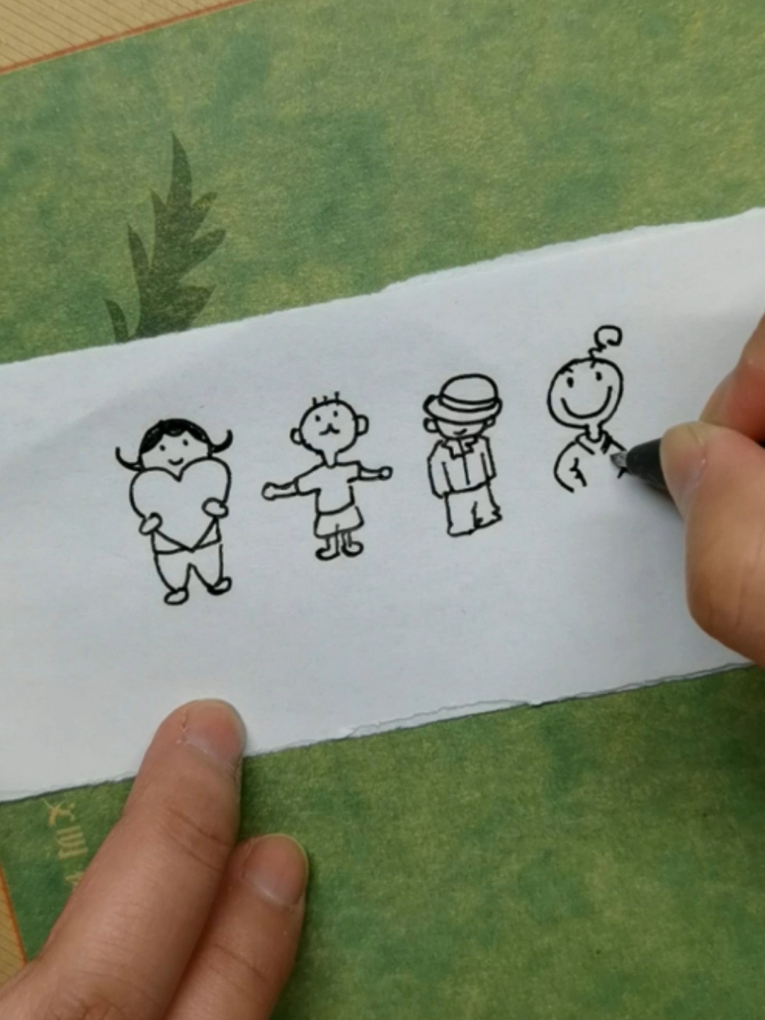 简笔画的小人儿