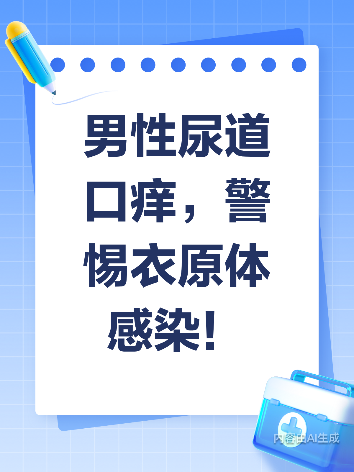男性尿道口痒?小心衣原体感染在作祟!
