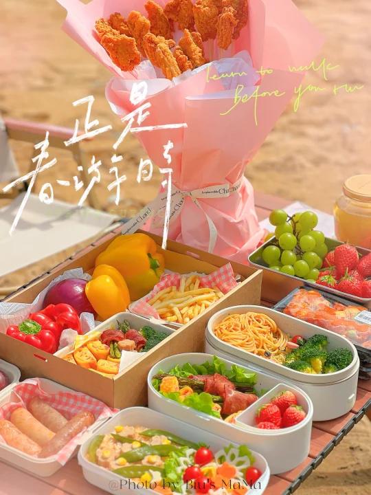 自制春游便当|带上娃和狗子,一起来海边吧!