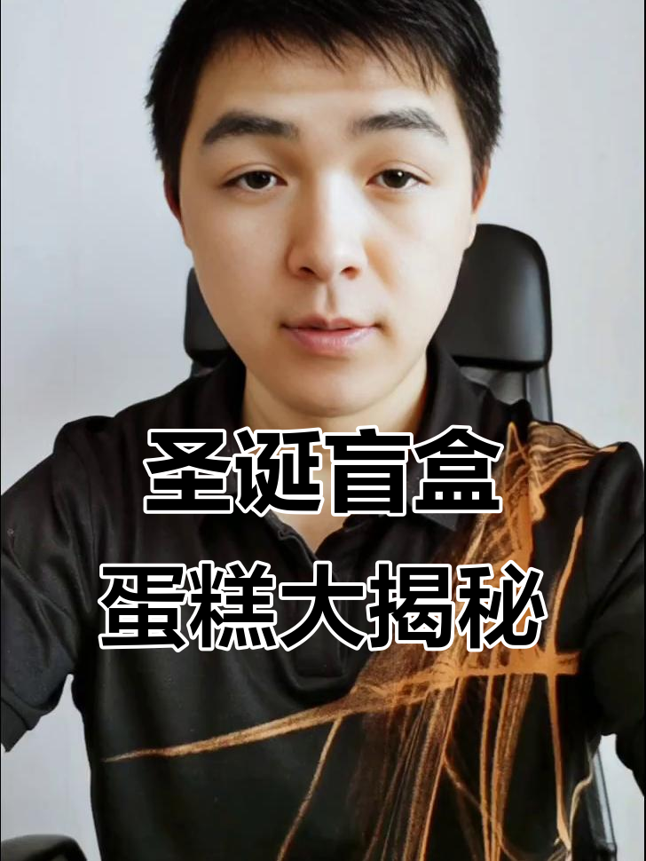 圣诞惊喜！巴黎贝甜盲盒蛋糕，竟然有积木树和神秘小面包