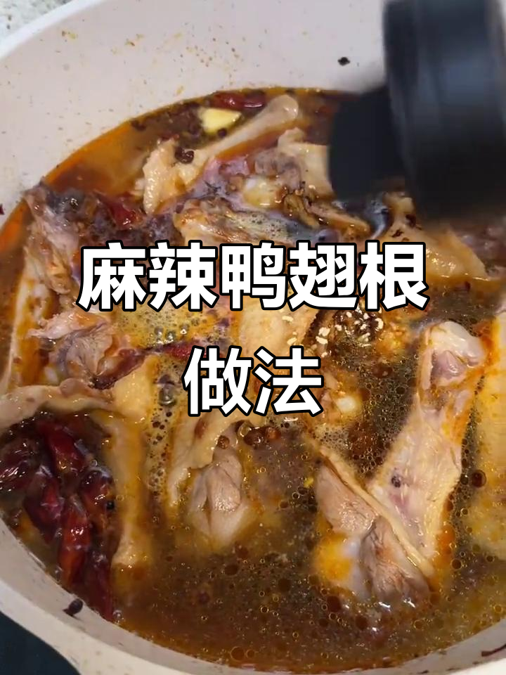 麻辣鸭翅根，炖出满满香气