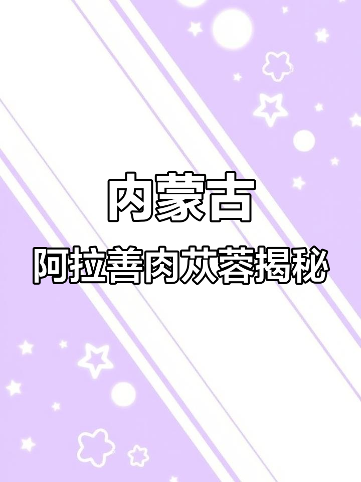 探秘内蒙古阿拉善的稀有肉苁蓉,为何如此珍贵?