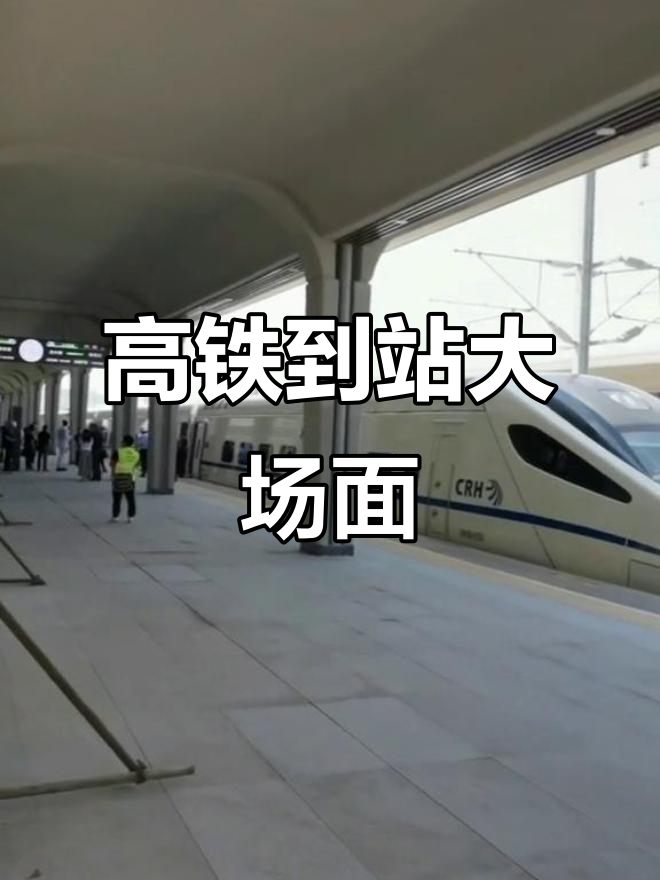 鸡西高铁站热闹非凡,列车进站瞬间震撼!