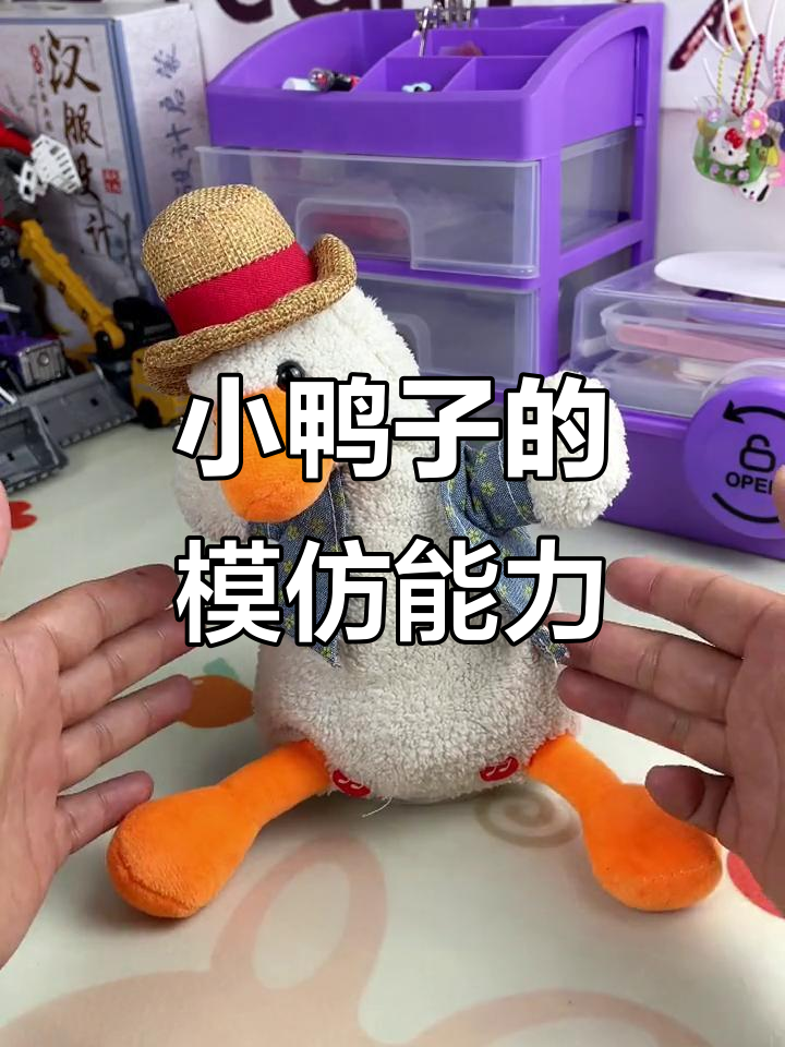智能小鸭子学人说话,还能怼人!毛绒玩具互动新玩法