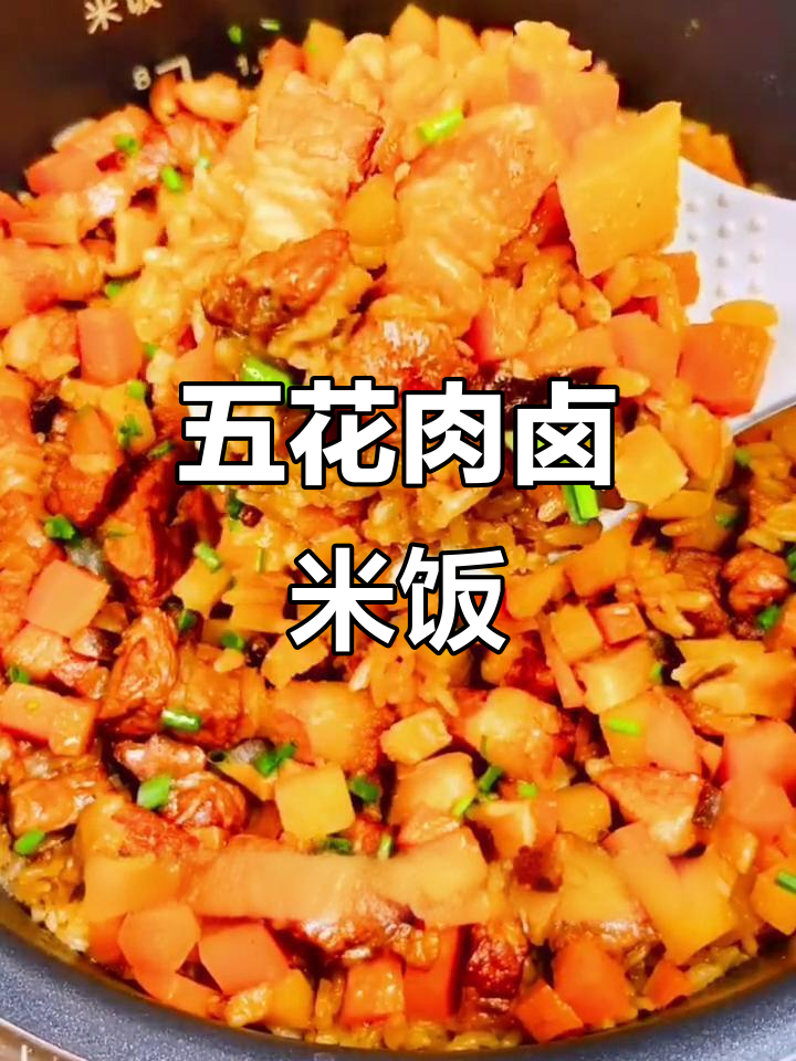 晚餐必备!五花肉卤饭,电饭锅轻松搞定