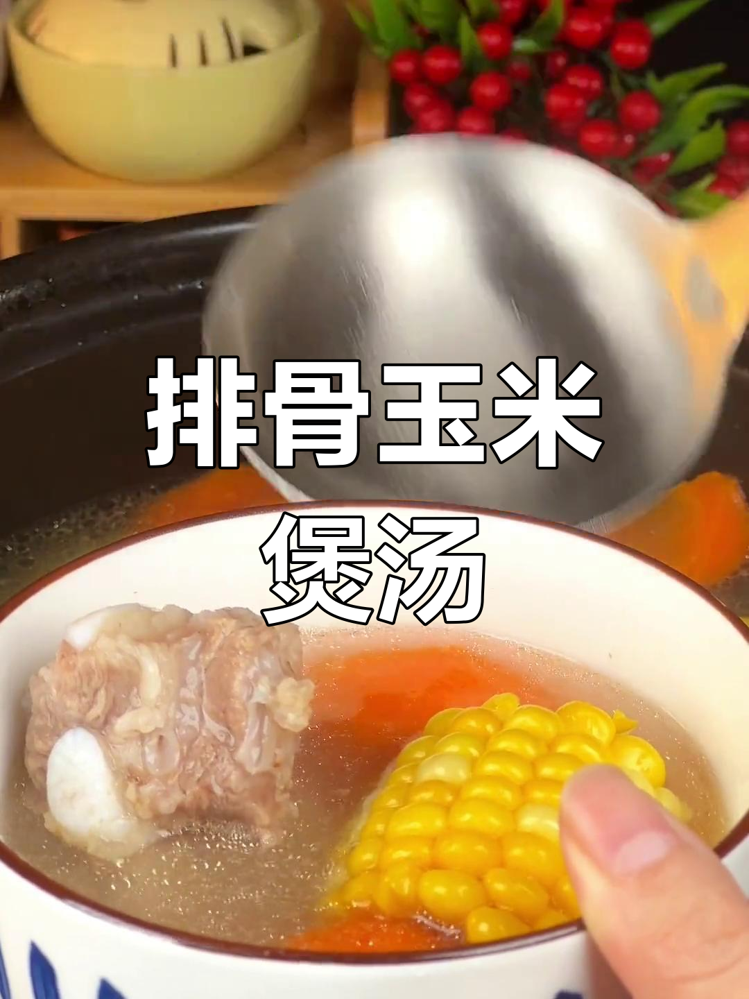 广东经典排骨玉米胡萝卜汤,滋补又美味