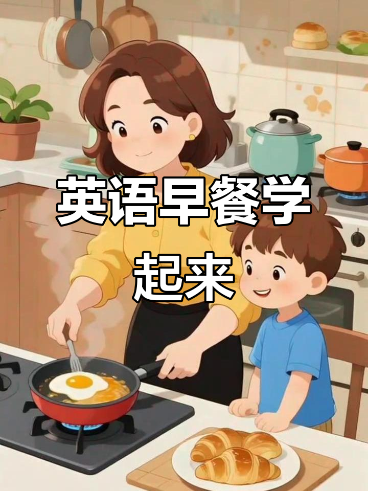 早餐吃什么?学会英语对话,妈妈为你做早餐