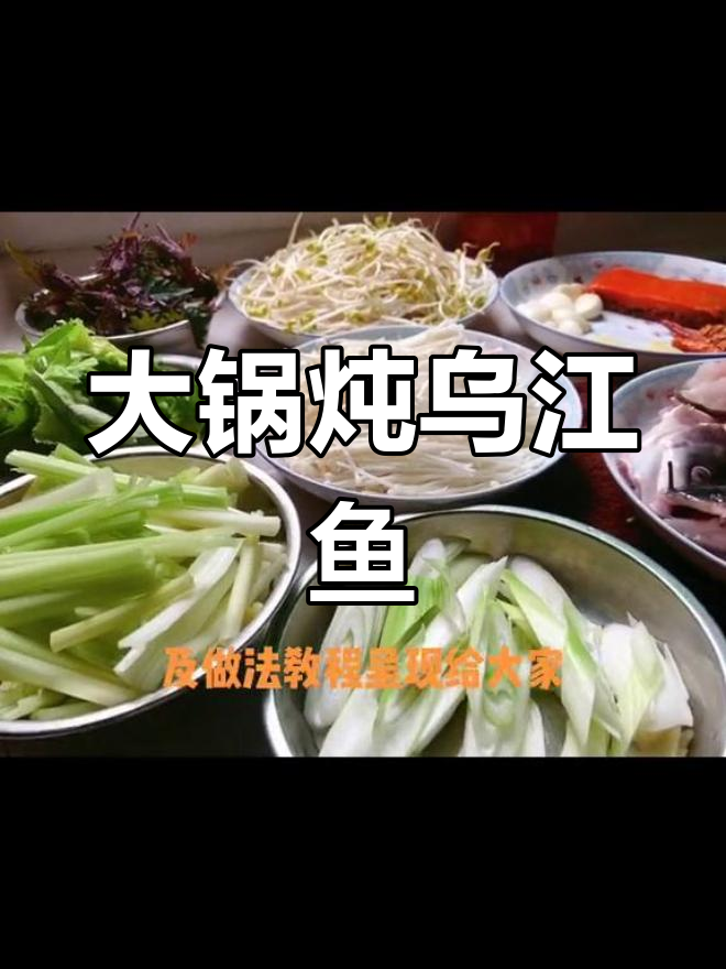 东北大锅炖乌江鱼的做法