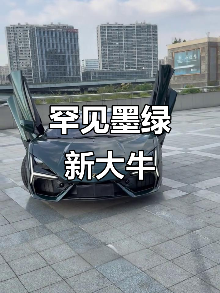 墨绿色兰博基尼大牛现身,低调奢华惊艳全场