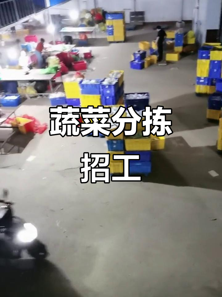 张哥庄小学招聘,蔬菜包装轻松做,工资日结120-180元