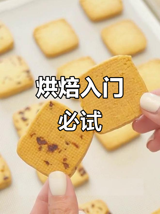 轻松上手!蔓越莓与椰蓉曲奇,酥脆口感一学就会