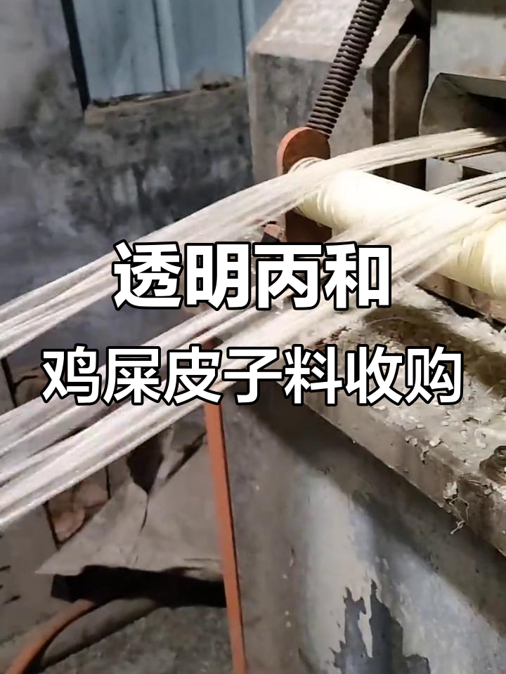 透明丙与鸡屎皮子料长期大量收购,价格优惠