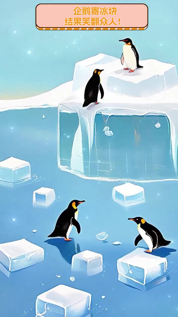 企鹅寄冰块,结果笑翻众人!
