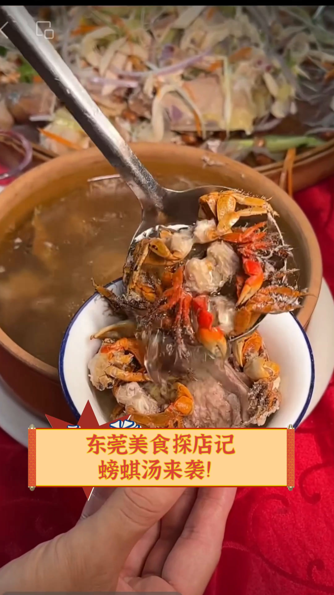 东莞美食探店记,螃蜞汤来袭!