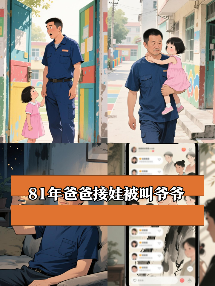 81年属鸡男子去幼儿园接女儿,被女儿同学认成了爷爷,网友:大哥咱长得是真有点着急