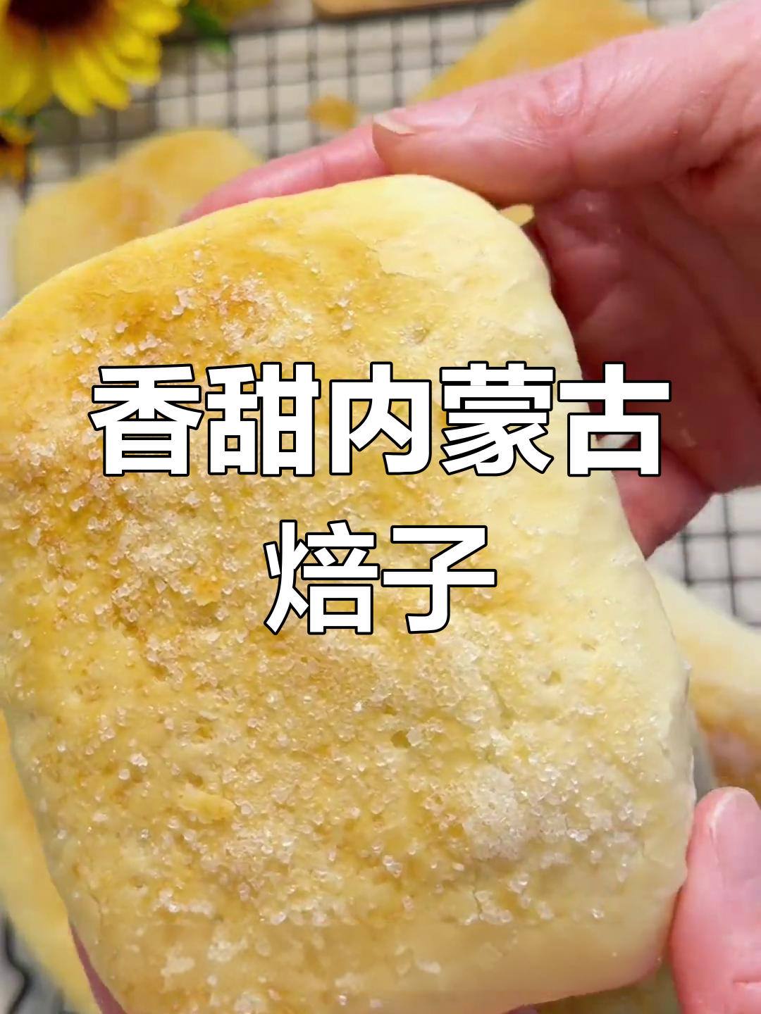 内蒙古特色白糖焙子,外酥内软,做法超简单!