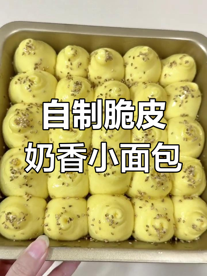 家庭版奶香蜂蜜小面包,简单易学