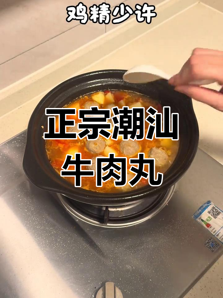 潮汕牛肉丸的绝妙做法,吃上一口停不下来!